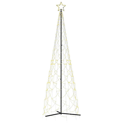 vidaXL Christmas Cone Tree Warm White 500 LEDs 100x300 cm - 300 x 100 cm