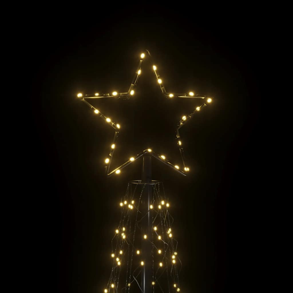 vidaXL Christmas Cone Tree Warm White 500 LEDs 100x300 cm - 300 x 100 cm