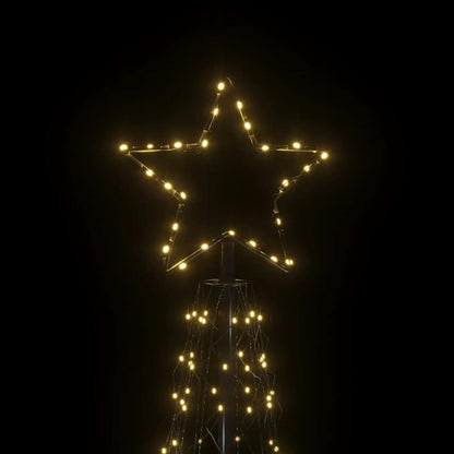vidaXL Christmas Cone Tree Warm White 500 LEDs 100x300 cm - 300 x 100 cm