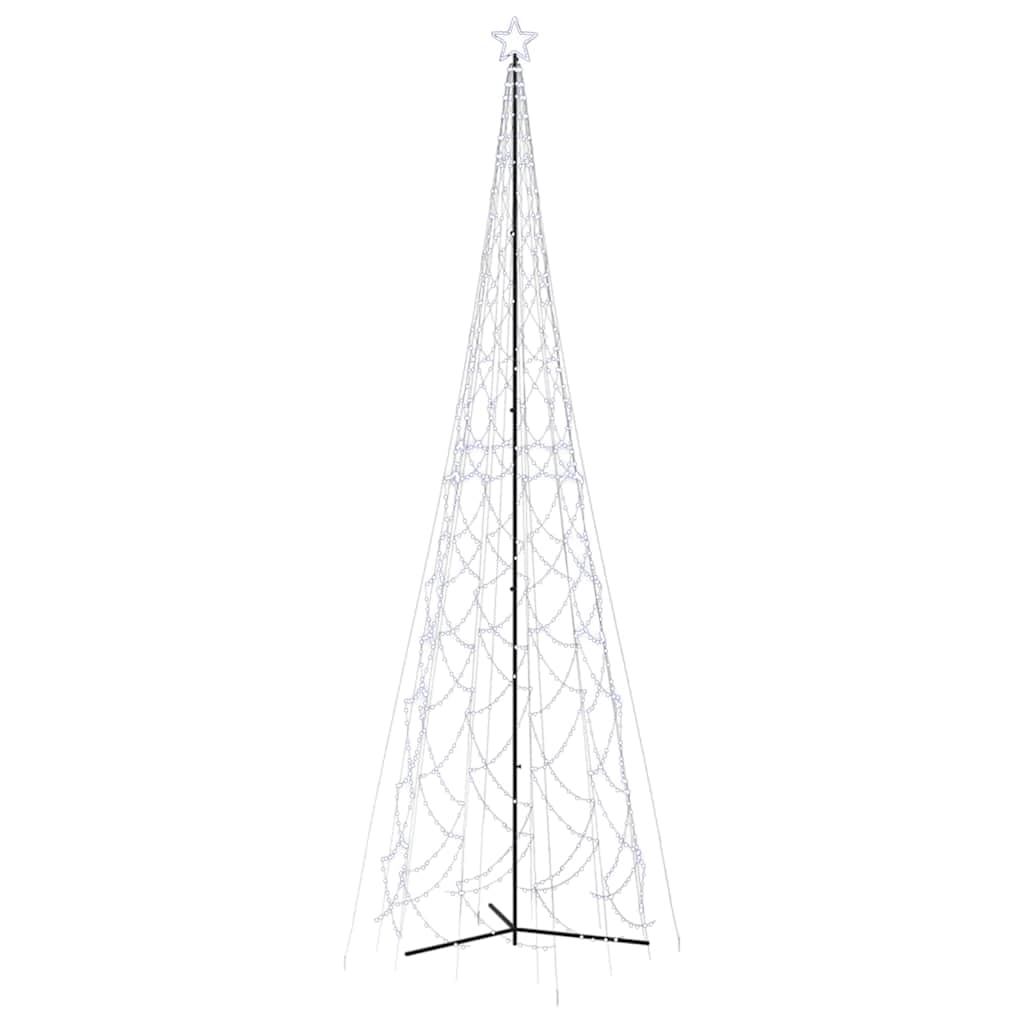 vidaXL Christmas Cone Tree Cold White 3000 LEDs 230x800 cm - 800 x 230 cm
