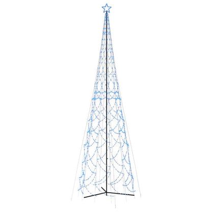 vidaXL Christmas Cone Tree Blue 3000 LEDs 230x800 cm - 800 x 230 cm