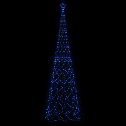 vidaXL Christmas Cone Tree Blue 3000 LEDs 230x800 cm - 800 x 230 cm