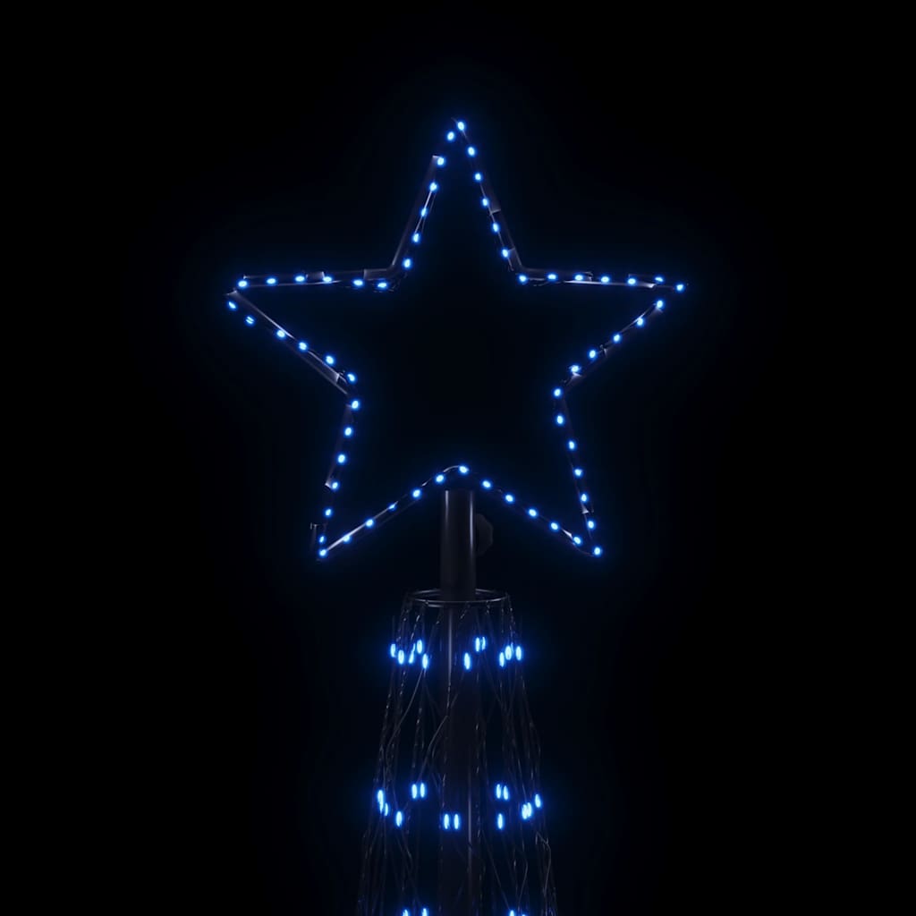 vidaXL Christmas Cone Tree Blue 3000 LEDs 230x800 cm - 800 x 230 cm