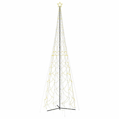 vidaXL Christmas Cone Tree Warm White 3000 LEDs 230x800 cm - 800 x 230 cm
