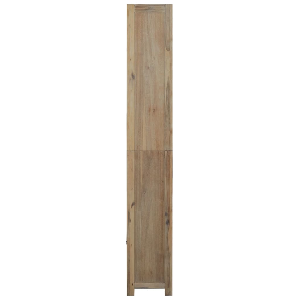 vidaXL 7-Tier Bookcase 80x30x200 cm Solid Wood Acacia - Brown