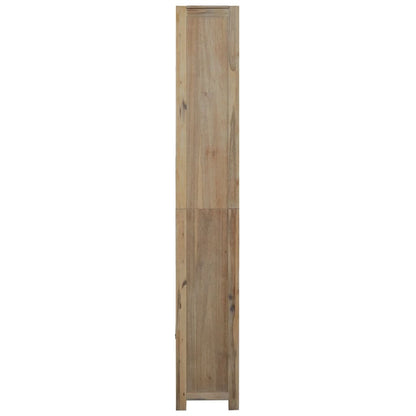 vidaXL 7-Tier Bookcase 80x30x200 cm Solid Wood Acacia - Brown