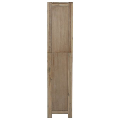 vidaXL 5-Tier Bookcase 80x30x140 cm Solid Wood Acacia - Brown