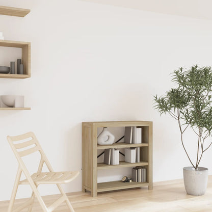 vidaXL 3-Tier Bookcase 80x30x80 cm Solid Wood Acacia - Brown