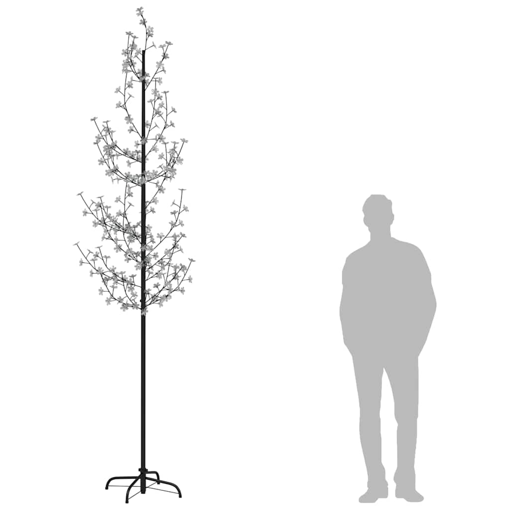 vidaXL Cherry Blossom LED Tree Warm White 368 LEDs 300 cm
