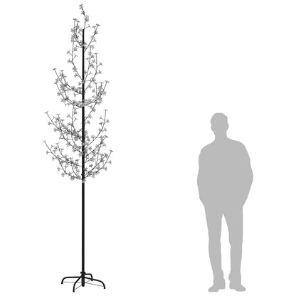 vidaXL Cherry Blossom LED Tree Warm White 368 LEDs 300 cm