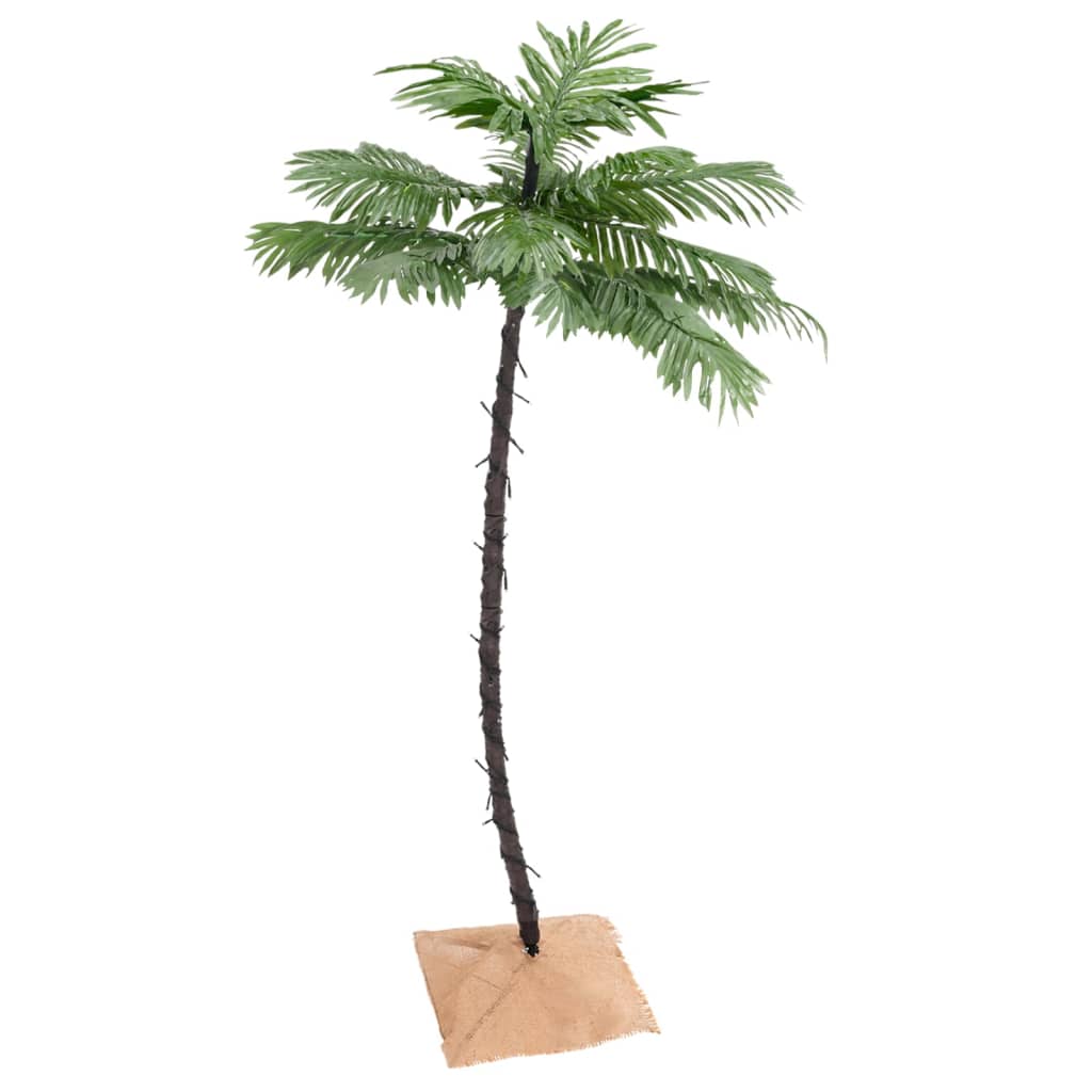 vidaXL LED Palm Tree Warm White 88 LEDs 150 cm
