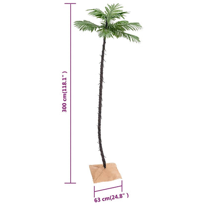 vidaXL LED Palm Tree Warm White 192 LEDs 300 cm