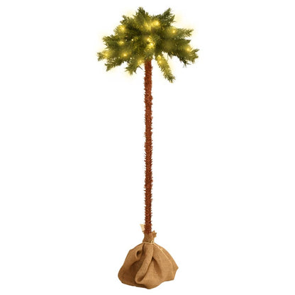 vidaXL Christmas Tree with LEDs 150 cm - Green