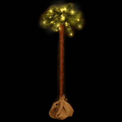 vidaXL Christmas Tree with LEDs 150 cm - Green