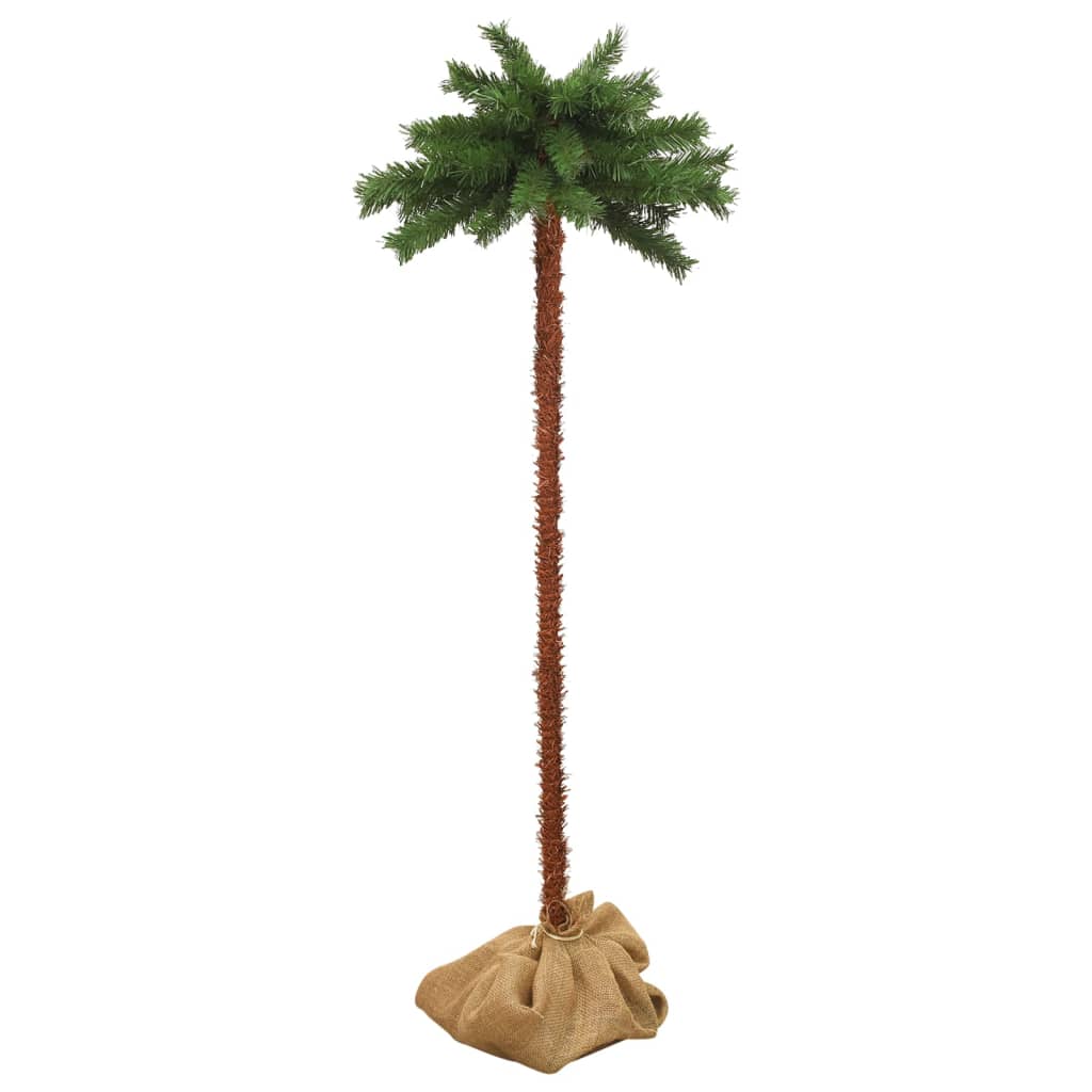 vidaXL Christmas Tree with LEDs 210 cm - Green