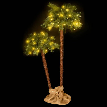 vidaXL Christmas Tree with LEDs 90 cm&150 cm - Green