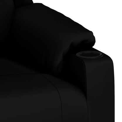 vidaXL Recliner Chair Black Faux Leather - 66301