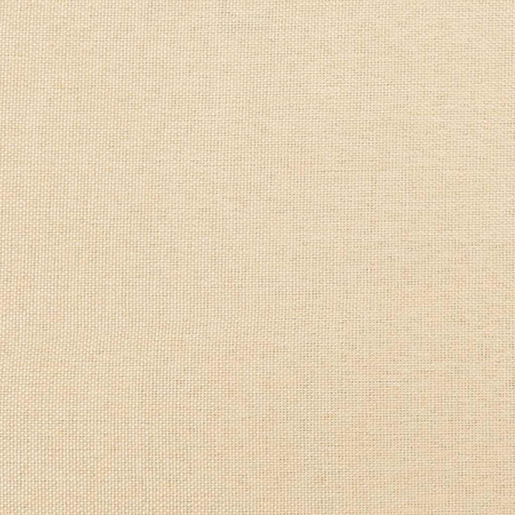 vidaXL Recliner Chair Cream Fabric