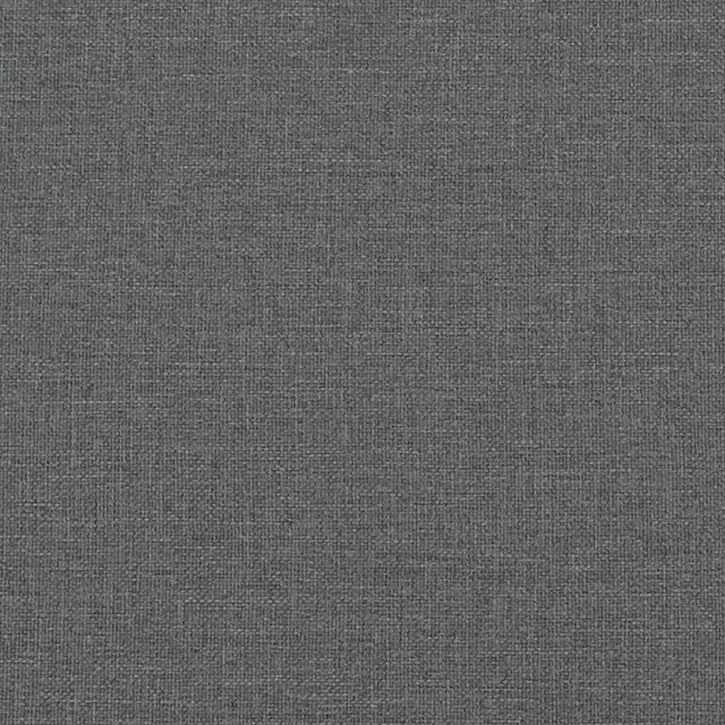 vidaXL Recliner Chair Dark Grey Fabric - 66371