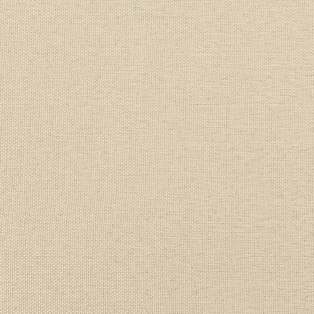 vidaXL Recliner Chair Cream Fabric - 66376