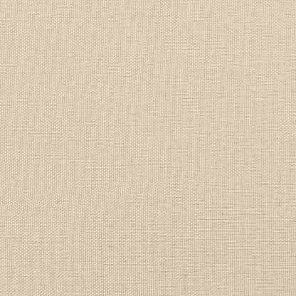 vidaXL Recliner Chair Cream Fabric - 66376