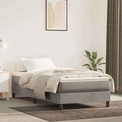 vidaXL Pocket Spring Bed Mattress Medium Light Grey 100x203x20 cm Twin XL - 203 x 100 x 20 cm