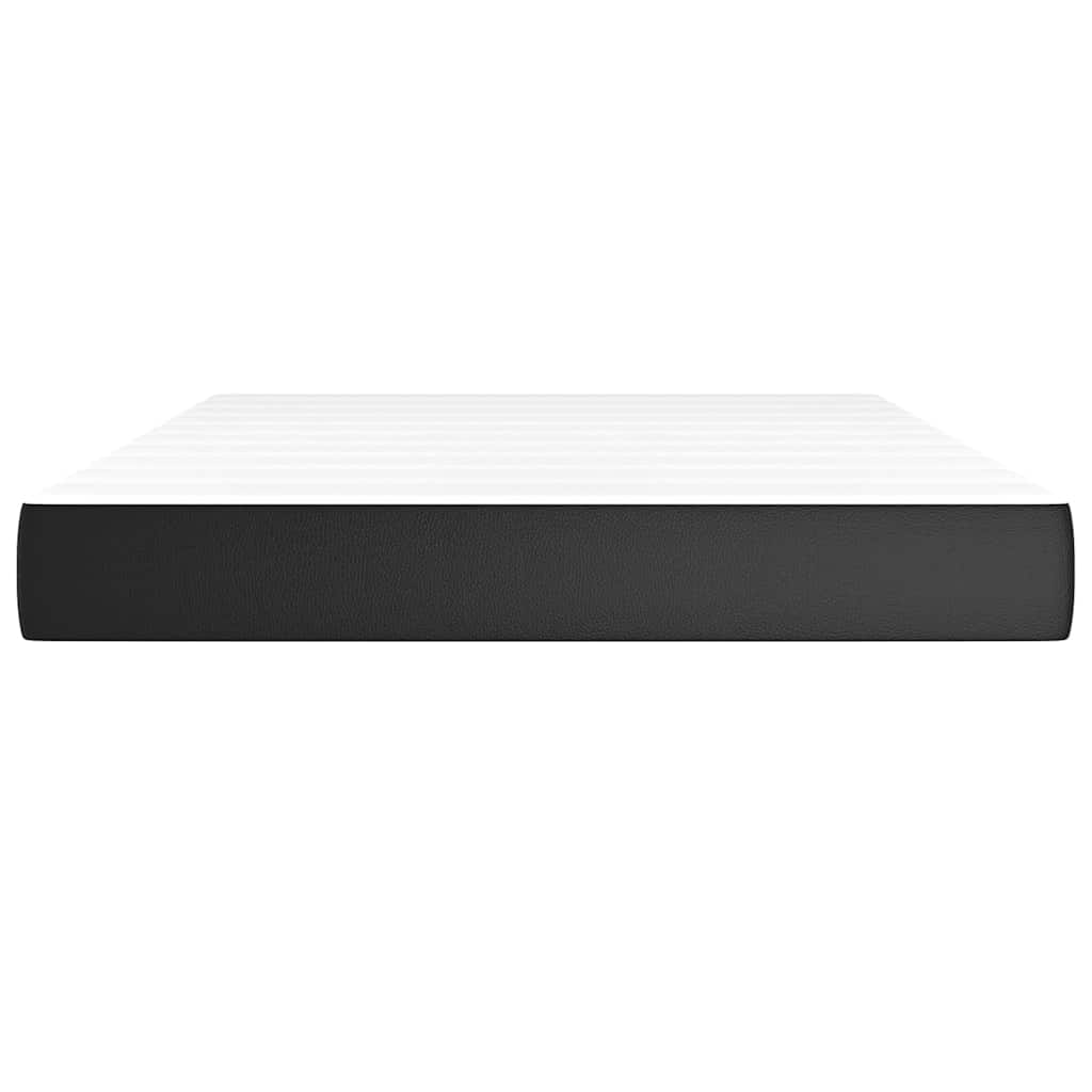 vidaXL Pocket Spring Bed Mattress Medium Black 137x190x20 cm Full - 190 x 137 x 20 cm
