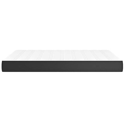 vidaXL Pocket Spring Bed Mattress Medium Black 137x190x20 cm Full - 190 x 137 x 20 cm