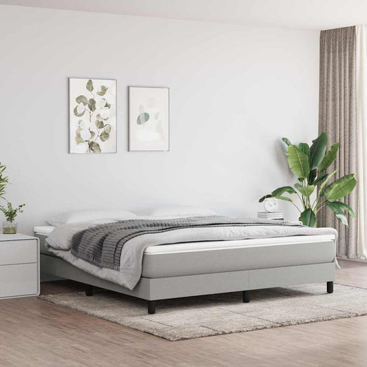 vidaXL Pocket Spring Bed Mattress Medium Light Grey 193x203x20 cm King - 203 x 193 x 20 cm