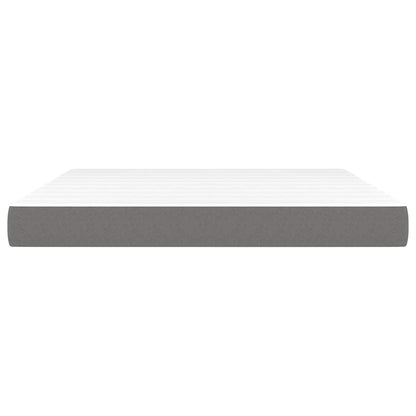 vidaXL Pocket Spring Bed Mattress Medium Dark Grey 183x213x20 cm California King - 213 x 183 x 20 cm