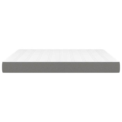 vidaXL Pocket Spring Bed Mattress Medium Dark Grey 183x213x20 cm California King - 213 x 183 x 20 cm