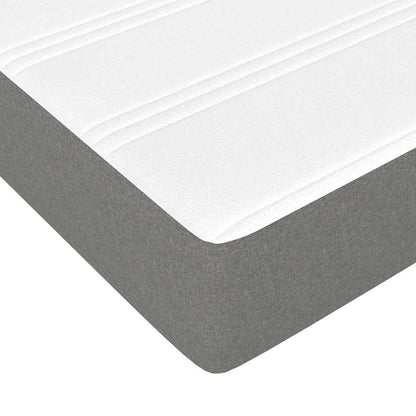 vidaXL Pocket Spring Bed Mattress Medium Dark Grey 183x213x20 cm California King - 213 x 183 x 20 cm
