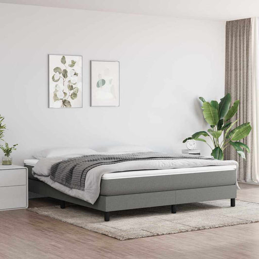 vidaXL Pocket Spring Bed Mattress Medium Dark Grey 183x213x20 cm California King - 213 x 183 x 20 cm