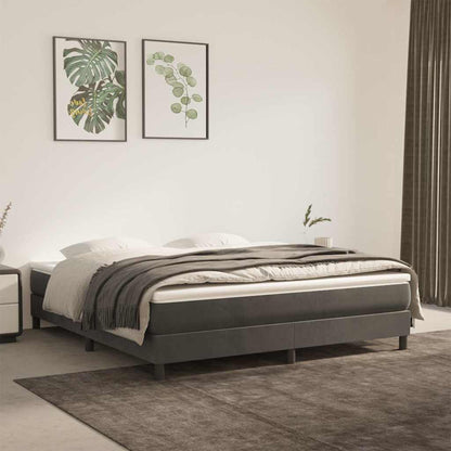 vidaXL Pocket Spring Bed Mattress Medium Dark Grey 183x213x20 cm California King - 213 x 183 x 20 cm - 65236