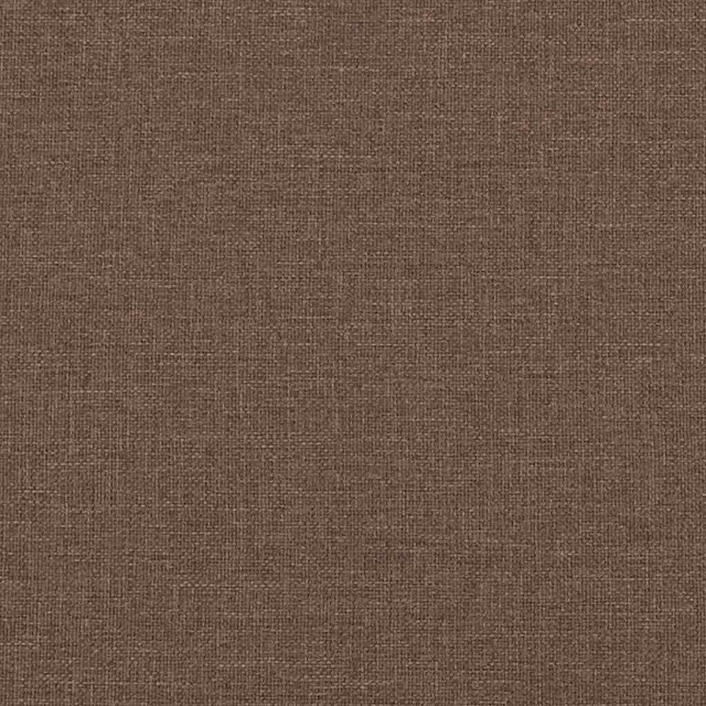 vidaXL Massage Reclining Office Chair Brown Fabric