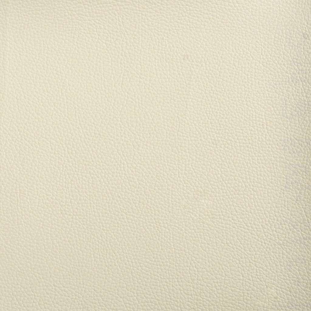 vidaXL Reclining Office Chair Cream Faux Leather