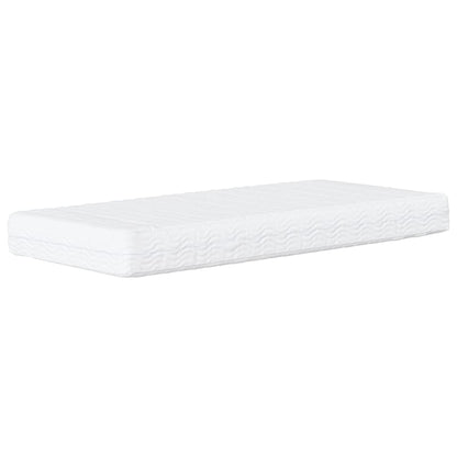 vidaXL Foam Mattress White 90x190 cm Hardness H2 H3 - 190 x 90 x 17 cm