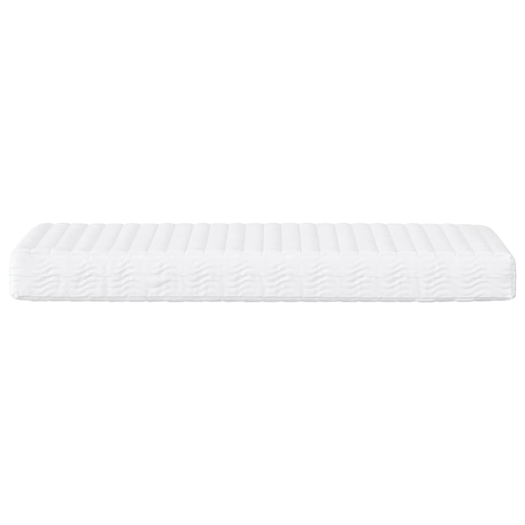 vidaXL Foam Mattress White 90x190 cm Hardness H2 H3 - 190 x 90 x 17 cm