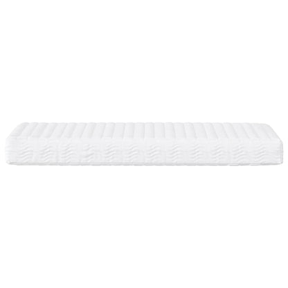 vidaXL Foam Mattress White 90x190 cm Hardness H2 H3 - 190 x 90 x 17 cm