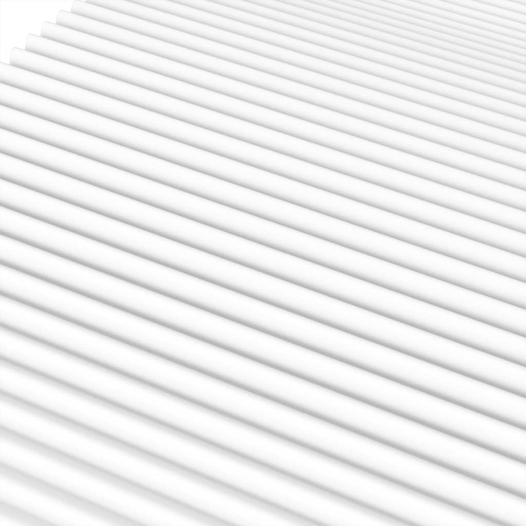 vidaXL Foam Mattress White 90x190 cm Hardness H2 H3 - 190 x 90 x 17 cm