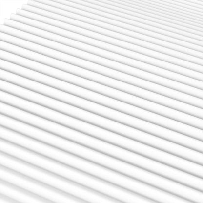 vidaXL Foam Mattress White 90x190 cm Hardness H2 H3 - 190 x 90 x 17 cm