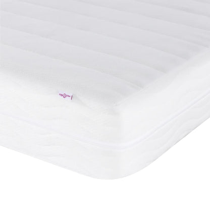 vidaXL Foam Mattress White 90x190 cm Hardness H2 H3 - 190 x 90 x 17 cm