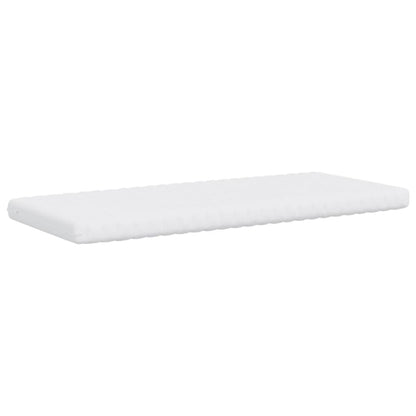 vidaXL Foam Mattress White 90x190 cm 7-Zone Hardness 20 ILD - 190 x 90 x 10 cm