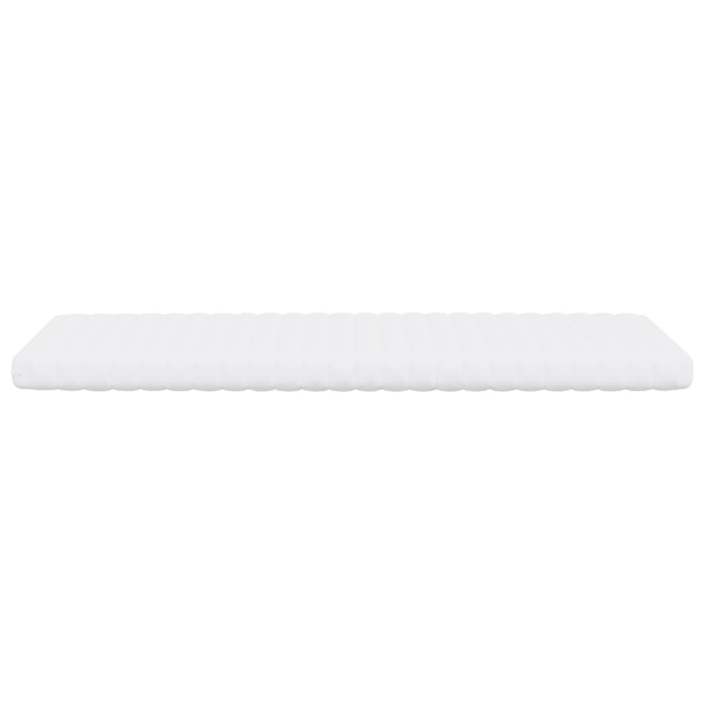 vidaXL Foam Mattress White 90x190 cm 7-Zone Hardness 20 ILD - 190 x 90 x 10 cm