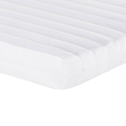 vidaXL Foam Mattresses 2 pcs White 90x190 cm 7-Zone Hardness 20 ILD - 190 x 90 x 10 cm