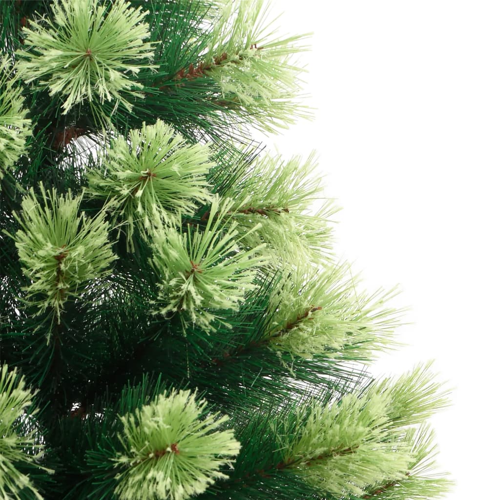 vidaXL Artificial Hinged Christmas Tree with Stand 150 cm - Green