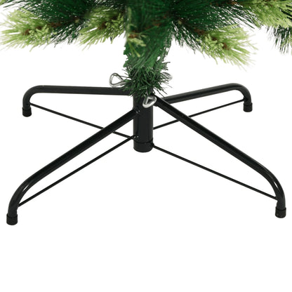 vidaXL Artificial Hinged Christmas Tree with Stand 150 cm - Green