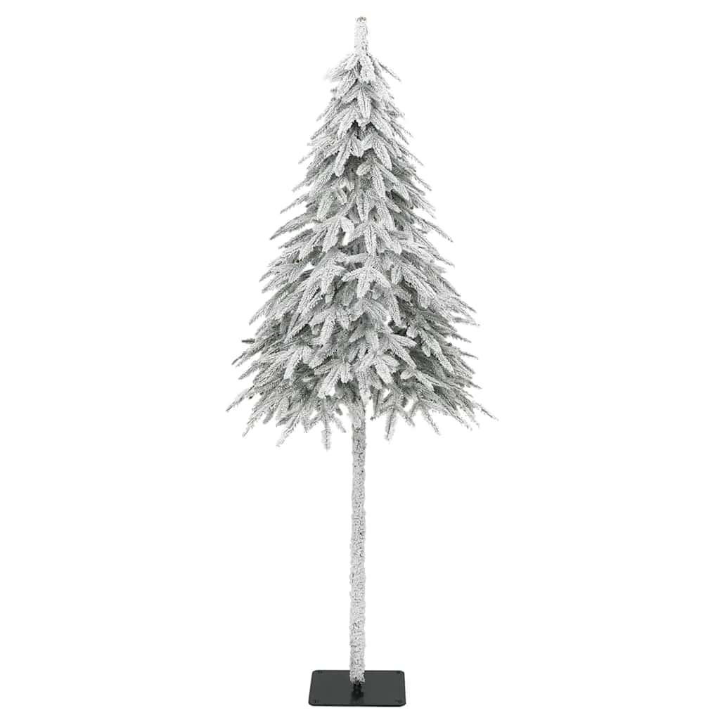 vidaXL Artificial Christmas Tree with Flocked Snow 150 cm - White
