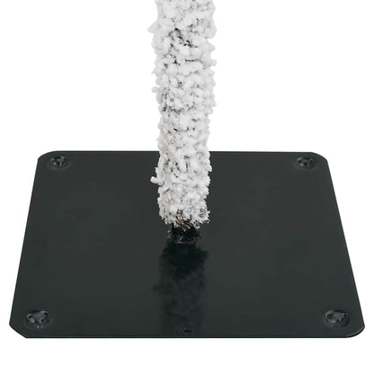 vidaXL Artificial Christmas Tree with Flocked Snow 150 cm - White