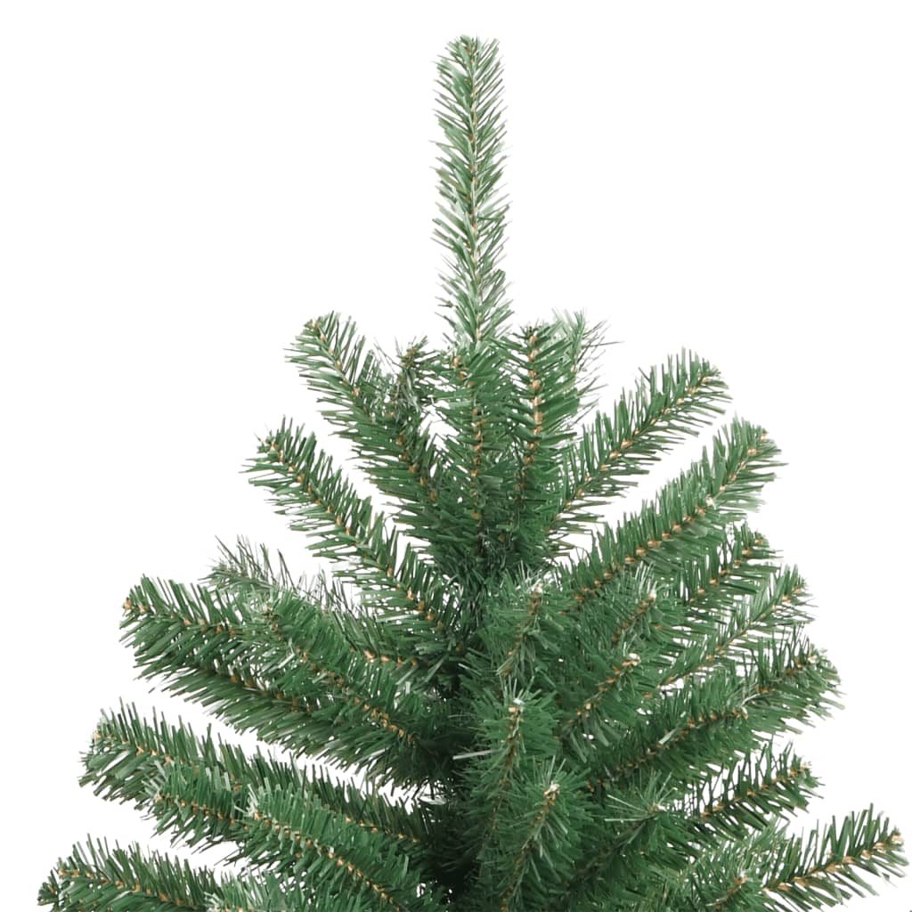 vidaXL Artificial Hinged Christmas Tree with Stand Green 210 cm